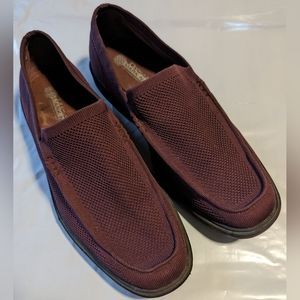 Dress Knit Mark Nason Memory Foam Maroon Shoes, Size 9.5